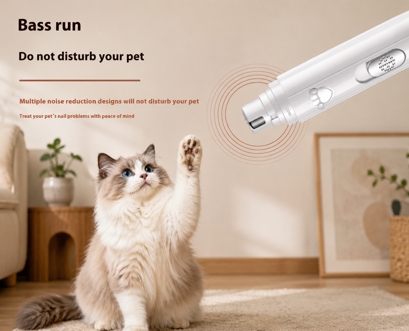 TrimPaw — USB Rechargeable Pet Nail Grinder